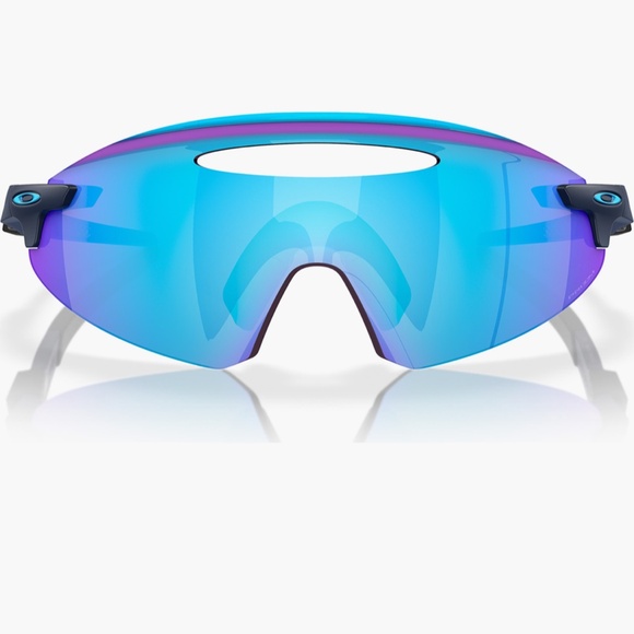 OAKLEY Encoder Ellipse 9407 Navy Sapphire Wrap Sunglasses - Picture 2 of 7